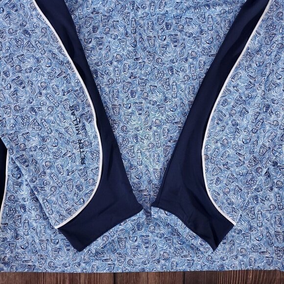 Peter Millar Womens XL Sun Comfort Base Layer Pullover Philadelphia Cricket Club - Picture 6 of 15